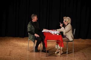 20 let UZTO Trebnje, foto Alenka Strazisar Lamovsek, Jozi in Zvonka o poti v Ameriko